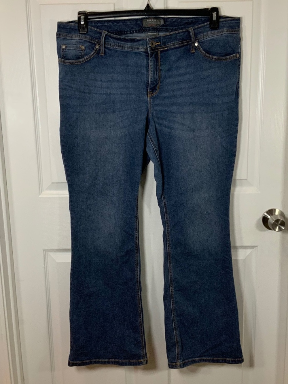 Torrid Luxe Slim Boot Jeans Dark Wash Bootcut Stretch Denim Plus Size 20